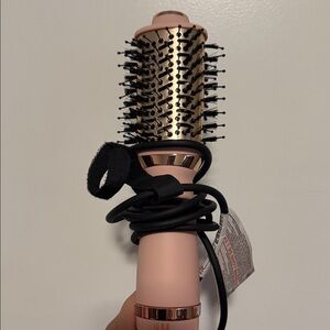 Pink and Gold Hair Dryer Brush